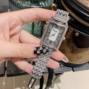蒂米妮韩版镶钻表盘满钻表带，表潮流时尚罗马刻度士手表气质女