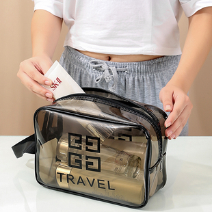 化妆包女便携式大容量防水洗漱袋2022旅行透明收纳包洗漱包