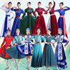 成人蒙古族演出服女装少数民族舞蹈服装，顶碗舞表演服装，蒙古裙袍