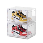 网红鞋盒aj球鞋收纳盒，透明防氧化墙，鞋柜亚克力收藏装鞋子收纳神器