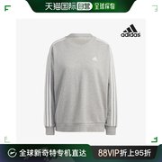 韩国直邮Adidas 弹力 3S 法国毛圈 SWEAT 套头衫