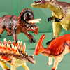 恐龙玩具仿真软胶动物园模型大号霸王龙三角龙暴龙儿童宝宝男孩女