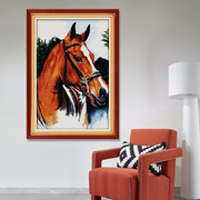 NKF十字绣动物系列纯种马DIY刺绣材料包客厅装饰