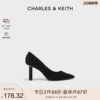 CHARLES＆KEITH春季女鞋CK1-60280351女士简约通勤尖头高跟鞋单鞋