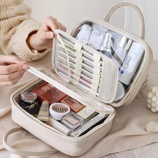 化妆包女便携旅行洗漱包大容量出差护肤品收纳袋2024款手提化妆箱