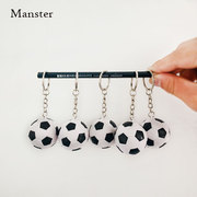 足球梅西钥匙扣立体挂件足球联赛，纪念品创意小礼物吊坠钥匙环扣
