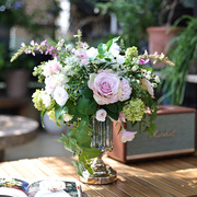 iflower高品质仿真花室内软装花艺，家具饰品餐桌花，美式样板房花艺