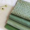 纯棉格子田园布料，素色桌布抱枕窗帘野餐面料，加厚沙发棉布