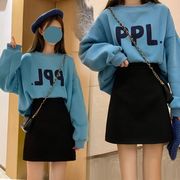 单件套装女装冬季两韩版学生，长袖卫衣+半身裙短裙子件套秋冬