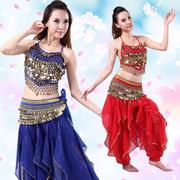 成人肚皮舞舞台服装 印度舞节日演出服 表演套装 舞台服定制