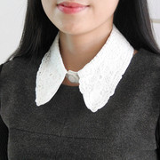 百搭装饰领衣领领韩版简约时尚带钻水钻小假领子手工款子珍珠节约