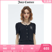 juicycouture橘滋针织衫，女2023夏季时尚修身短袖针织上衣