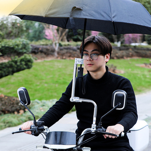 电动车雨伞支架电瓶自行车，遮阳伞夹支撑架太阳撑伞架，婴儿车固定器