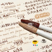 韩国monami慕那美3000纤维笔勾线笔水彩笔手账彩色，ins高颜值慕娜美中性，笔可爱创意水性笔手绘用复古系奶油色