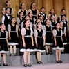 六一儿童大合唱演出服装诗朗诵中小学生合唱团表演服背带裤男女裙