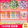 奶油胶发夹手工diy材料包饰品(包饰品)小配件，手机壳全套装自己做制作发卡