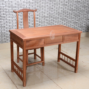 红木家具缅甸花梨木办公桌办公台，写字台书桌正宗大果紫檀