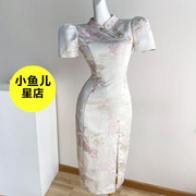 国潮旗袍改良女夏年轻款少女时尚中国风女装，复古温柔新中式连衣裙