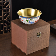 铜碗饭碗铜碗铜餐具碗家用2023纯铜中式大号小纯紫铜纯黄铜碗