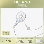 hefang何方奥莱芭比网球拍身体，链潮流运动风设计项链女送礼
