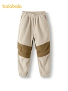 巴拉巴拉男童长裤儿童裤子，2023款式冬装童装，中大童保暖休闲裤舒适