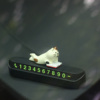 卡通停车号码牌可爱猫咪汽车中控台摆件装饰挪车数字电话个性创意