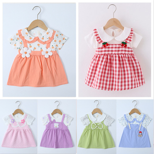 2024夏季童装1-3岁儿童，2女宝宝夏装连衣裙女童，裙子婴儿公主裙洋气