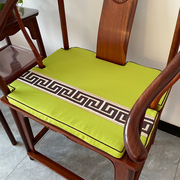 定制新中式坐垫红木圈椅靠背椅子实木沙发棕垫