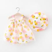 女宝宝公主小裙子1一岁婴儿，衣服2萌可爱女童夏装洋气夏季连衣裙