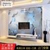 电视背景墙壁纸现代简约168d立体凹凸水晶壁画客厅3d壁布房间装饰