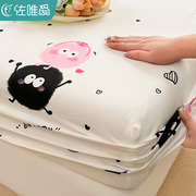 卡通儿童纯棉床笠100全棉加厚床罩单件1.2米床垫保护套罩四季通用