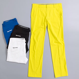 高尔夫裤男长裤直筒夏季GOLF服装球裤速干弹力薄款日版白蓝黑黄