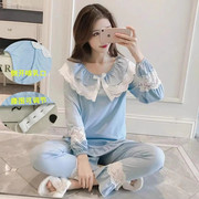 清仓特价春秋长袖孕妇睡衣夏产后月子服喂奶衣家居服套装外出