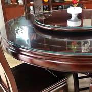钢化玻璃桌面圆形1.3米1.8米2米2直径茶几餐桌面饭桌圆桌玻璃台面