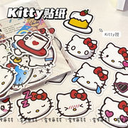 40张Hello Kitty凯蒂猫手帐贴纸手机电脑diy可爱手账素材防水贴画