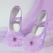 儿童舞蹈鞋女童软底芭蕾女孩粉色猫爪鞋宝宝中国舞练功跳舞鞋