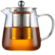 玻璃茶壶耐高温茶具套装，加厚过滤煮茶茶水分离小花，茶壶泡茶壶家用