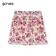 gcrues百搭时尚印花裙裤女装夏季小众设计感气质短款碎花裤子