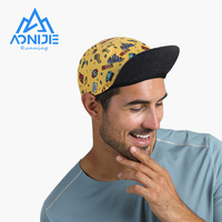 奥尼捷运动鸭舌帽，可翻檐折叠软帽夏季跑步马拉松户外遮阳帽防晒帽