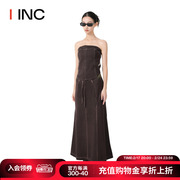 ATTEMPT设计师品牌IINC 23AW喷色针织长裙复古休闲半身裙