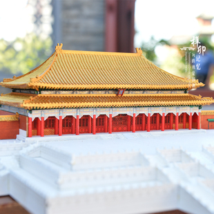 故宫太和殿模型中国古建筑北京明清紫禁皇城木质手工拼装立体3DIY