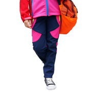 petutwo芃图途软壳运动户外登山冲锋裤，男女童滑雪裤儿童涤纶