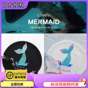 韩国sd7硅胶泳帽防水不勒头护耳，成人训练游泳儿童男女游泳帽