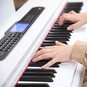 琴初8键a重锤专业者人，数码钢琴儿童电子钢琴家用8学成学生