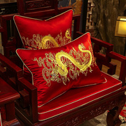 新中式沙发垫高端红木家具坐垫罗汉床垫子简约现代防滑定制座垫