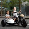 儿童电动摩托车儿童三轮车大号宝宝双人可坐玩具童车挎斗侧挂
