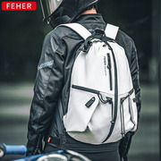feher摩托车骑行背包头盔，包机车(包机车，)骑士多功能防水双肩旅行包