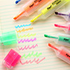 荧光标记笔学生用细头创意双色双头笔大容量单词笔粗划重点记号笔