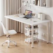 电脑桌家用台式办公桌简约白色书桌卧室女生学习桌简易长方形桌子