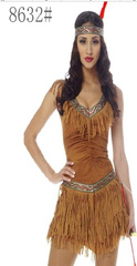 严选2014万圣节服装印度少女 印第安人角色扮演服